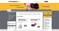 Desktop Screenshot of fotogold.cz